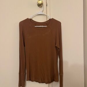 OFFLINE by Aerie Ribbed Long Sleeve Tee